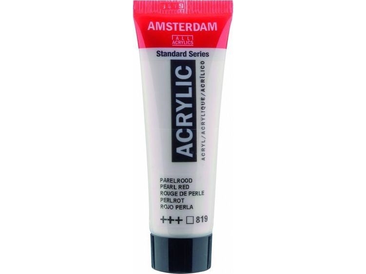 Amsterdam Standard Series Acrylic Tube Pearl Red 819