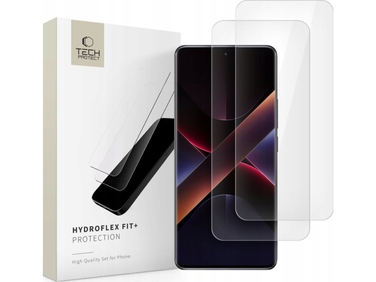 Kaitsekile Tech-Protect Hydroflex Fit+ Für Redmi Note 14 Pro 5G / Poco X7 5G - 2 Stk
