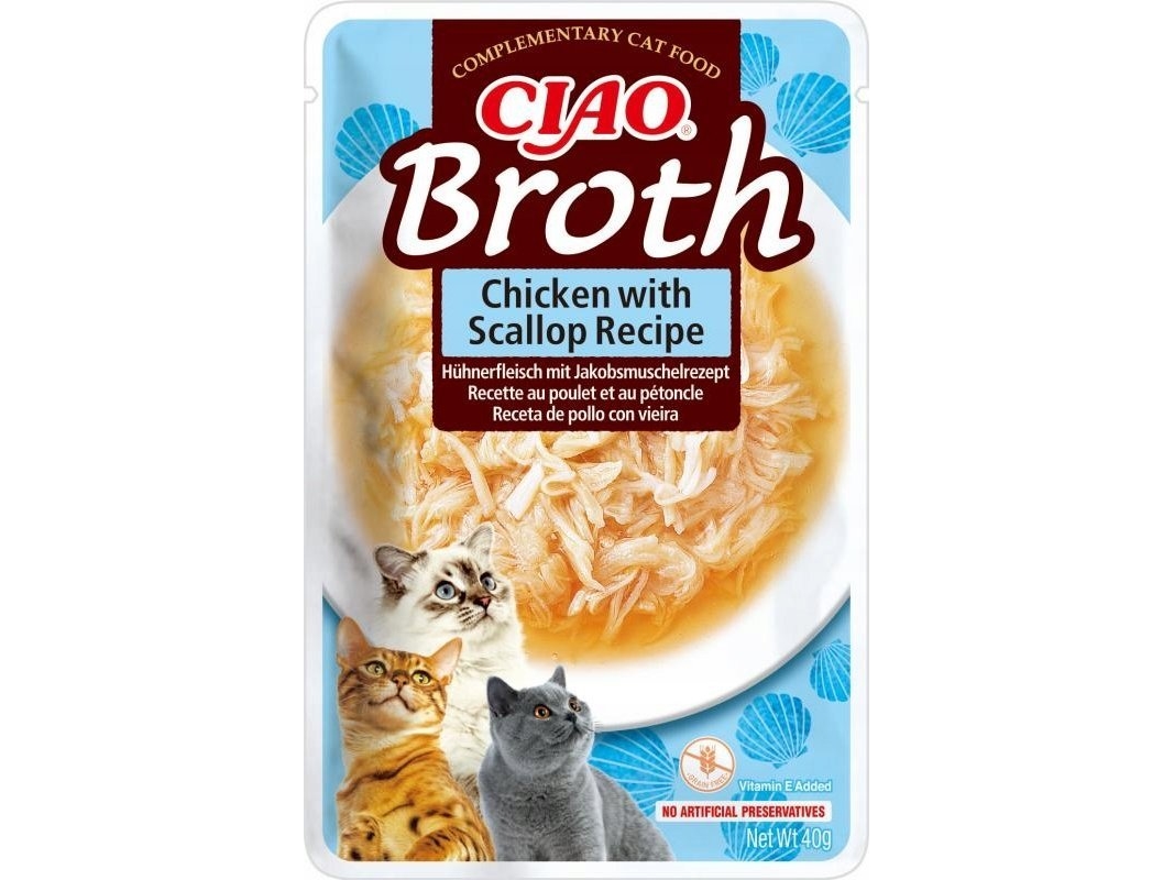 Inaba Foods INABA CIAO Kyllingebouillon med kammuslinger 40 g