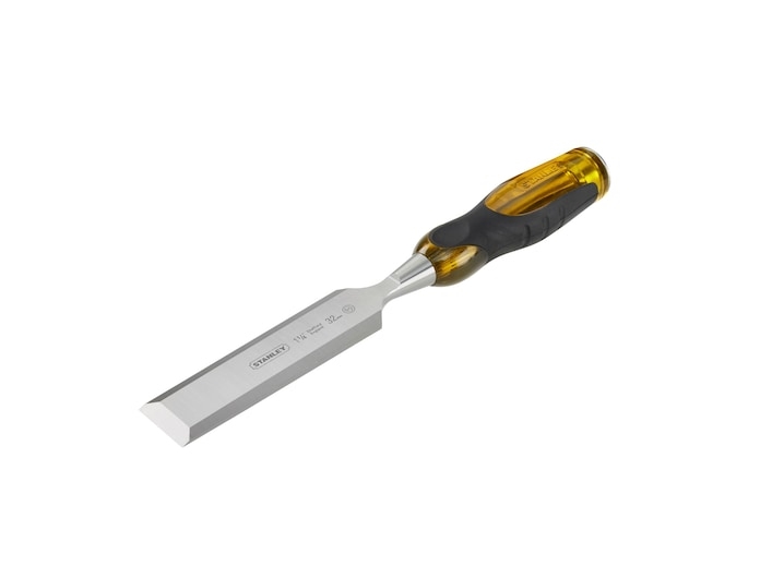 Stanley FATMAX 0-16-263, Bred mejsel, Krom-vanadium-stål, Sort, Gul, Metal, Plast, Gummi, 32 mm, 15,5 cm
