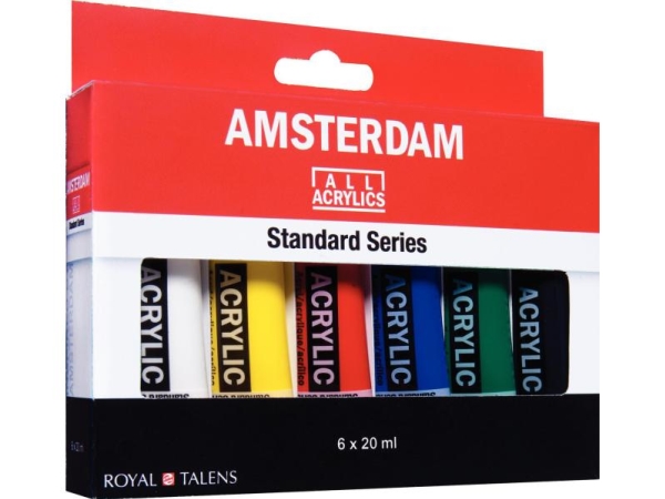 Amsterdam Standard Series akrylmaling udvalgssæt | 6 x