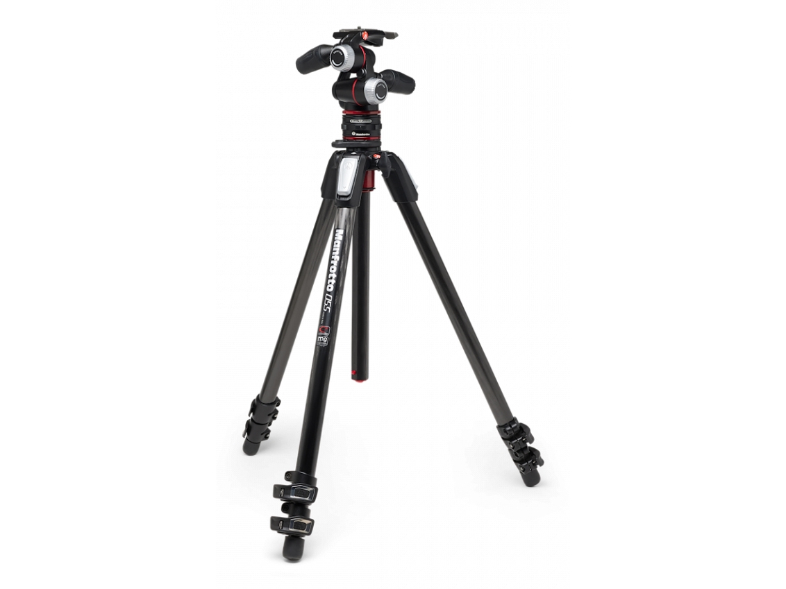 Manfrotto Mk055cxpro33wqr, 3 Ben, Sort, 187 Cm, 3,2 Kg