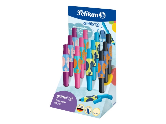 Pelikan 605366, 4 väriä, Valikoidut värit, musta, Sininen, Vaaleanpunainen, Valikoidut värit, 12 kpl