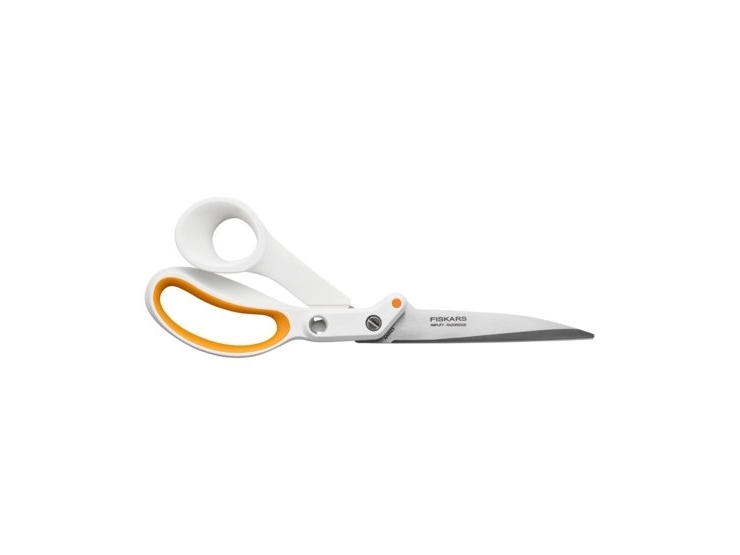 Fiskars 1070082, Voksen, Figur Beskæring + Lige Beskæring, Enkelt, Orange, Hvid, Rustfrit Stål, Kunst & Håndværk Sakse