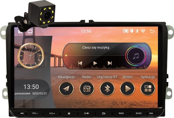 349# Radio Blow Cp02 2din \\ Android Wifi Gps Carplay Skoda Seat