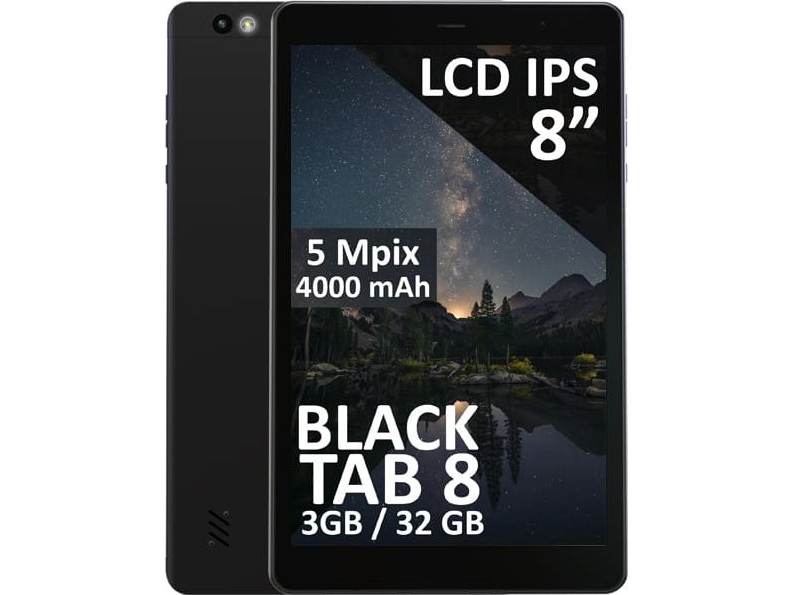 Tablet Blacktab8 3/32Gb 4G Lte 8 Inches Black