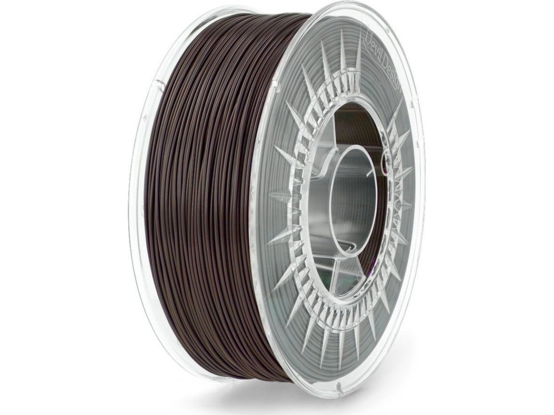 3D Plastikas Devil Design Pet-G 1.75Mm 1Kg - Tamsiai Rudas