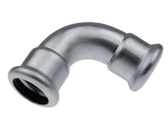 VSH bøjn.18 mm.90gr.mf.mf. - M-bakke XPress rustfri press | VVS Artiklar - Rör & Kopplingar - VSH Rostfri | GameStuff