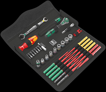 Wera 05135870001, 325 mm, 145 mm, 65 mm, 1,31 kg, 35 værktøjer, Tjekkiet