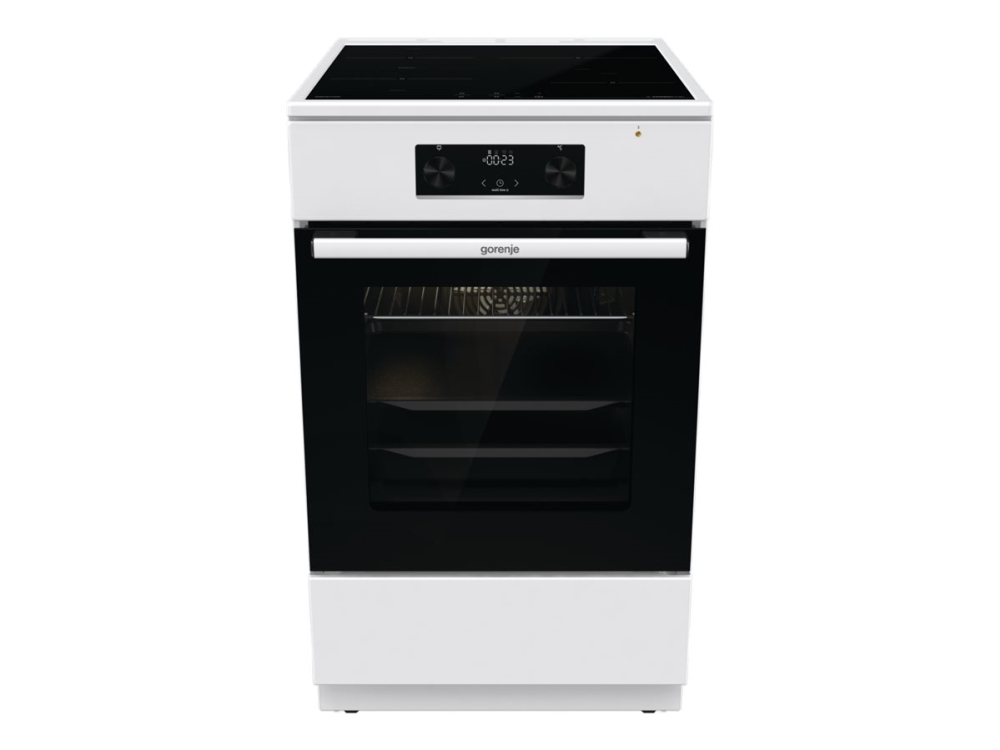 Gorenje Advanced GEIT5C60WPG - Spis - fristående - bredd: 50 cm - djup: 59.4 cm - höjd: 85 cm - med självrengöring - vit | Vitvaror - Spisar - Glaskeramikspisar | GameStuff