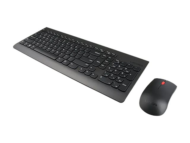 Lenovo Essential Wireless Combo Gen 2 - Sæt Med Mus Og Tastatur - Trådløs - 2.4 Ghz - Tysk - Sort