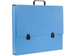 Folder With Handle A3 5 Cm Penmate Blue Pastel