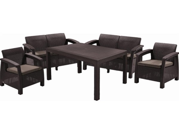 Keter Plastic Garden Furniture Corfu Fiesta Se | Trädgården - Terrass - Trädgårdsmöbler | GameStuff