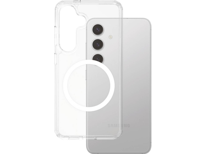 Care By Panzerglass Flagship Case Transparent Urban Combat W. White Qi Compatible Samsung Galaxy S25 | Care