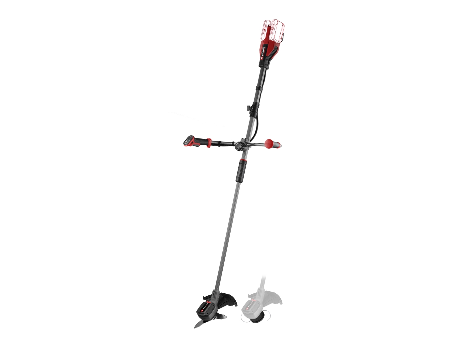 Einhell Professional batteridriven röjsax GP-BC 36/430 Li BL-Solo 36V (2x18V) (röd/svart, utan batteri och laddare) - SOLO | Trädgården - Trädgårdsmaskiner - Batteri gräsklippare | GameStuff
