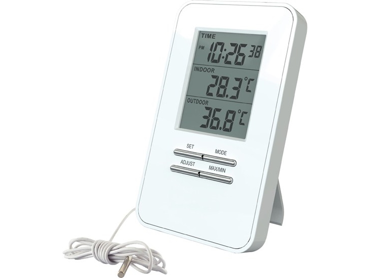 Solight Te09, Hvid, Indendørs Termometer, Udendørs Termometer, Termometer, Termometer, -9 - 50 °C, -50 - 70 °C