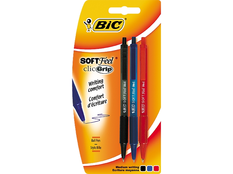 Bic 70330133990, Schwarz, Blau, Rot, Schwarz, Blau, Rot, 3 Stück(E)