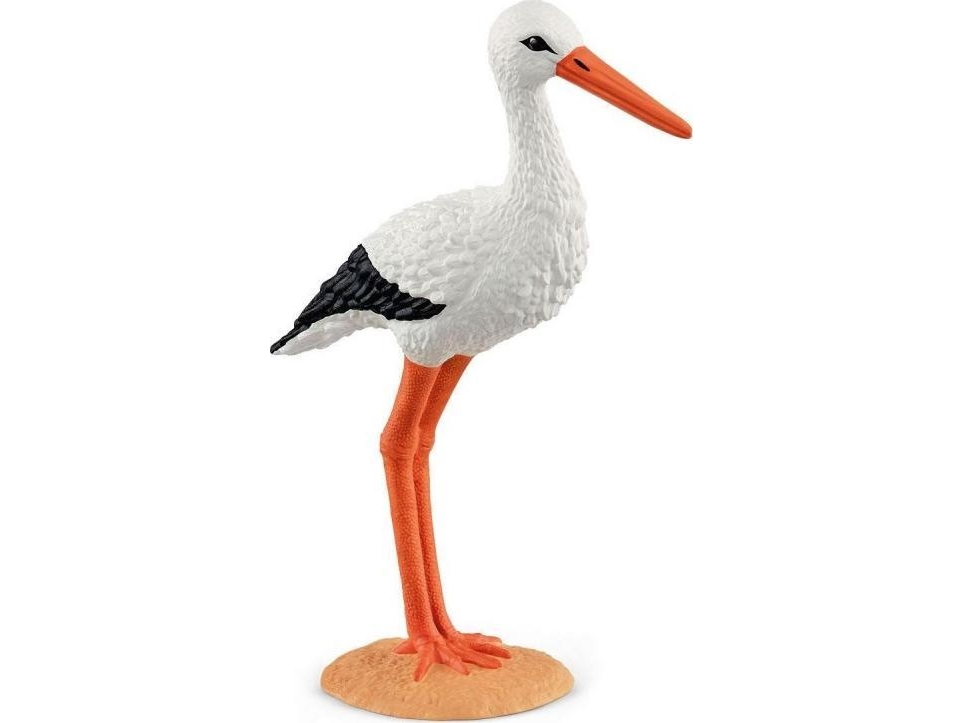 Schleich Farm World Stork, 3 Jahr(E), Orange, Weiß