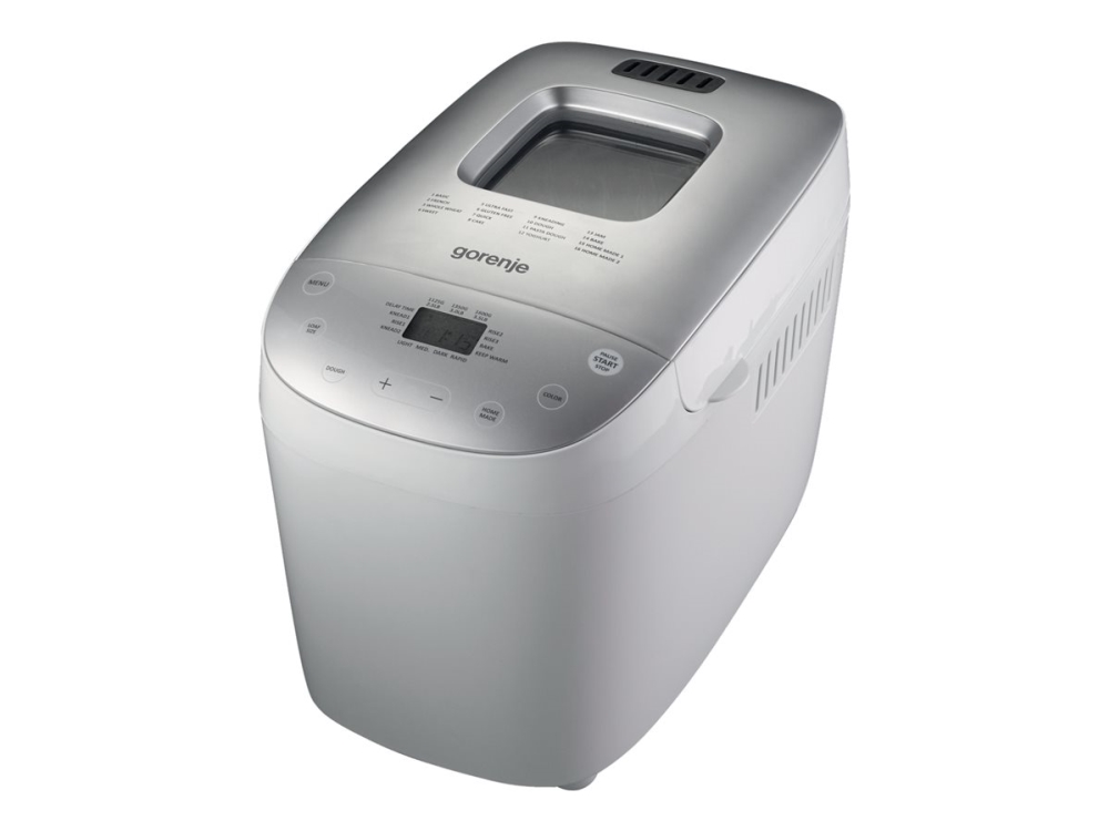 Gorenje Bm1600wg, 1,6 Kg, Startzeitvorwahl, Sichtfenster, Timer, Variable Einstellbare Krustenbräunung, Warmhaltefunktion