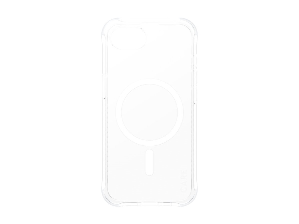 Panzerglass Care By Samba Case Transparent M. Weiß Qi Compatible Iphone 17E | 16E, Cover, Apple, Apple - Iphone 16E, Apple - Iphone 17E, Transpare