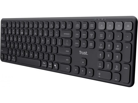 Keyboard Trust Vaiya Multi Device Svart