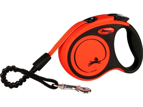 Flexi Xtreme Line, Leine, Xs: 3M < 15 Kg, Orange