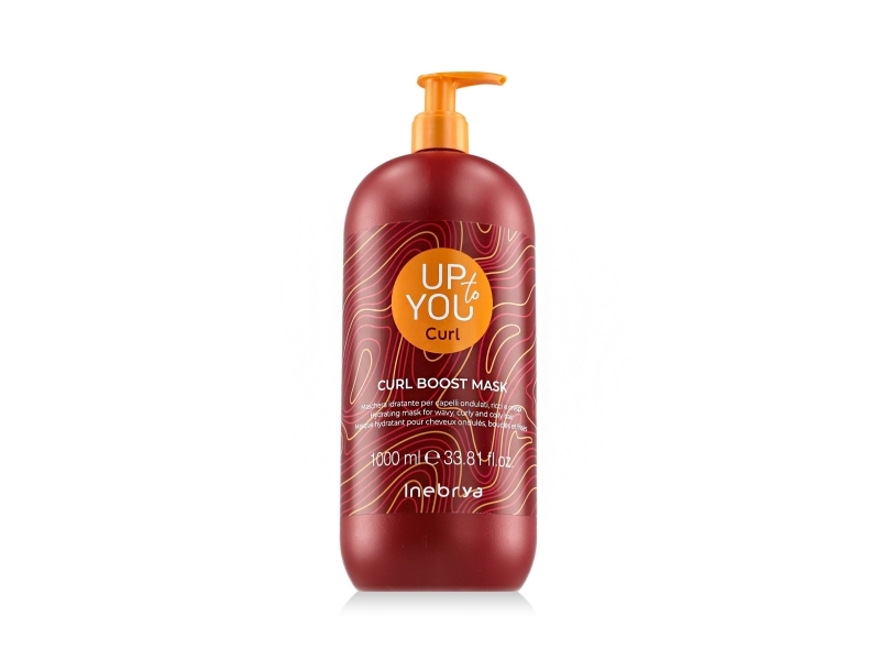 INEBRYA_Up To You Curl Boost kosteuttava naamio aaltoileville ja kiharille hiuksille 1000ml