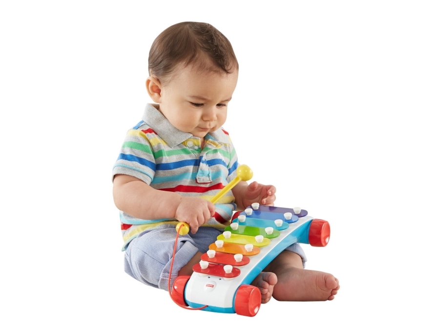 Mattel Cmy09 Fisher Price Xylofon Att Dra I Från 18 Månader