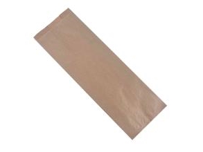 Grobe Brottüte Gerippt Groß Rechteckig L160/(2X40)Xb450+20Mm Papier 50Gr Braun,1000 Stk/Crt