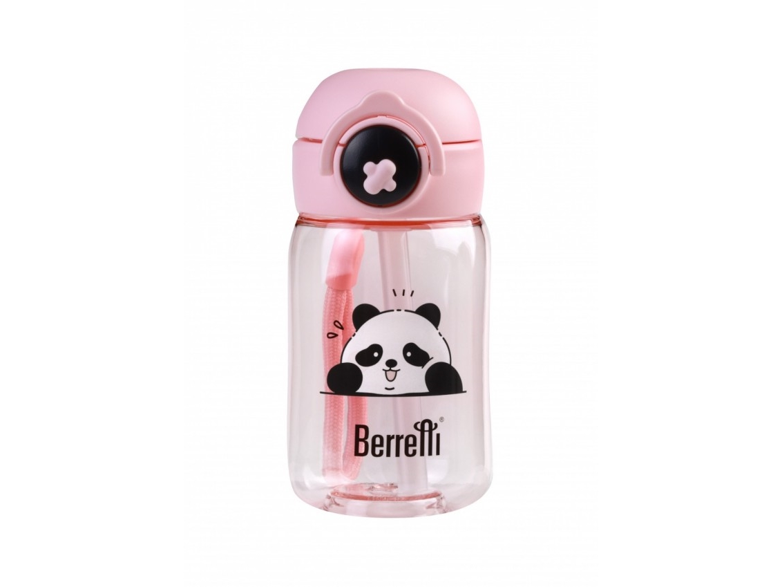 Baby Panda Vandflaske 360Ml Br-0237 Pink