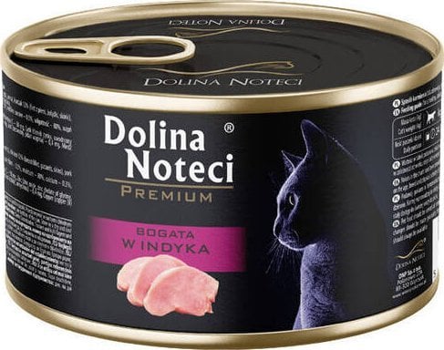 Katzennassfutter Reich An Pute Dolina Noteci Premium 185 G