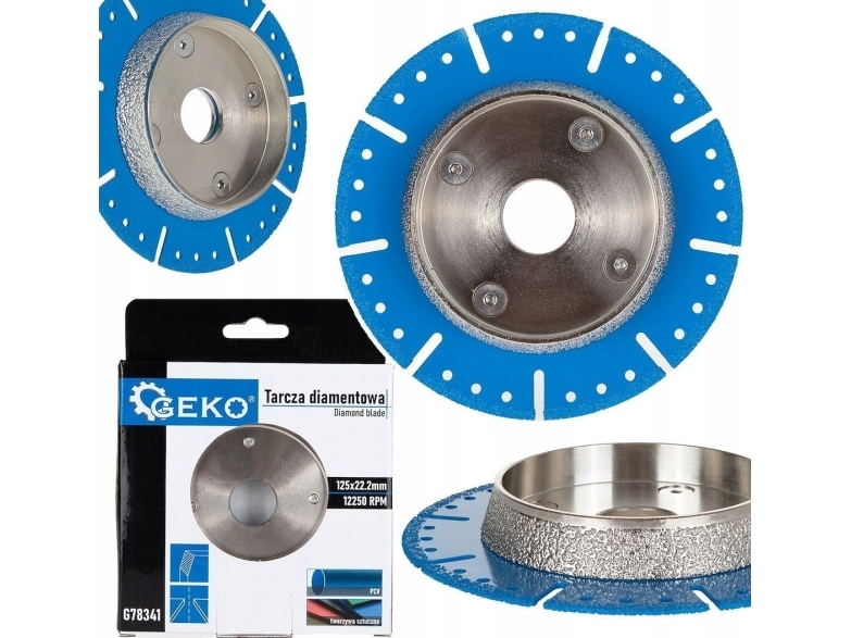 Diamantblad for kutting og fasing av PVC-rør 125mm (50)