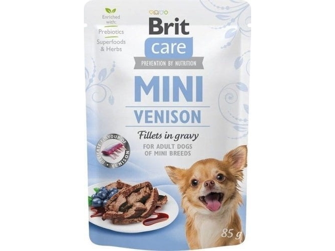 Brit Care Mini with Venison fillets in gravy | Sällskapsdjur - Hund - - Blöt hundmat | GameStuff