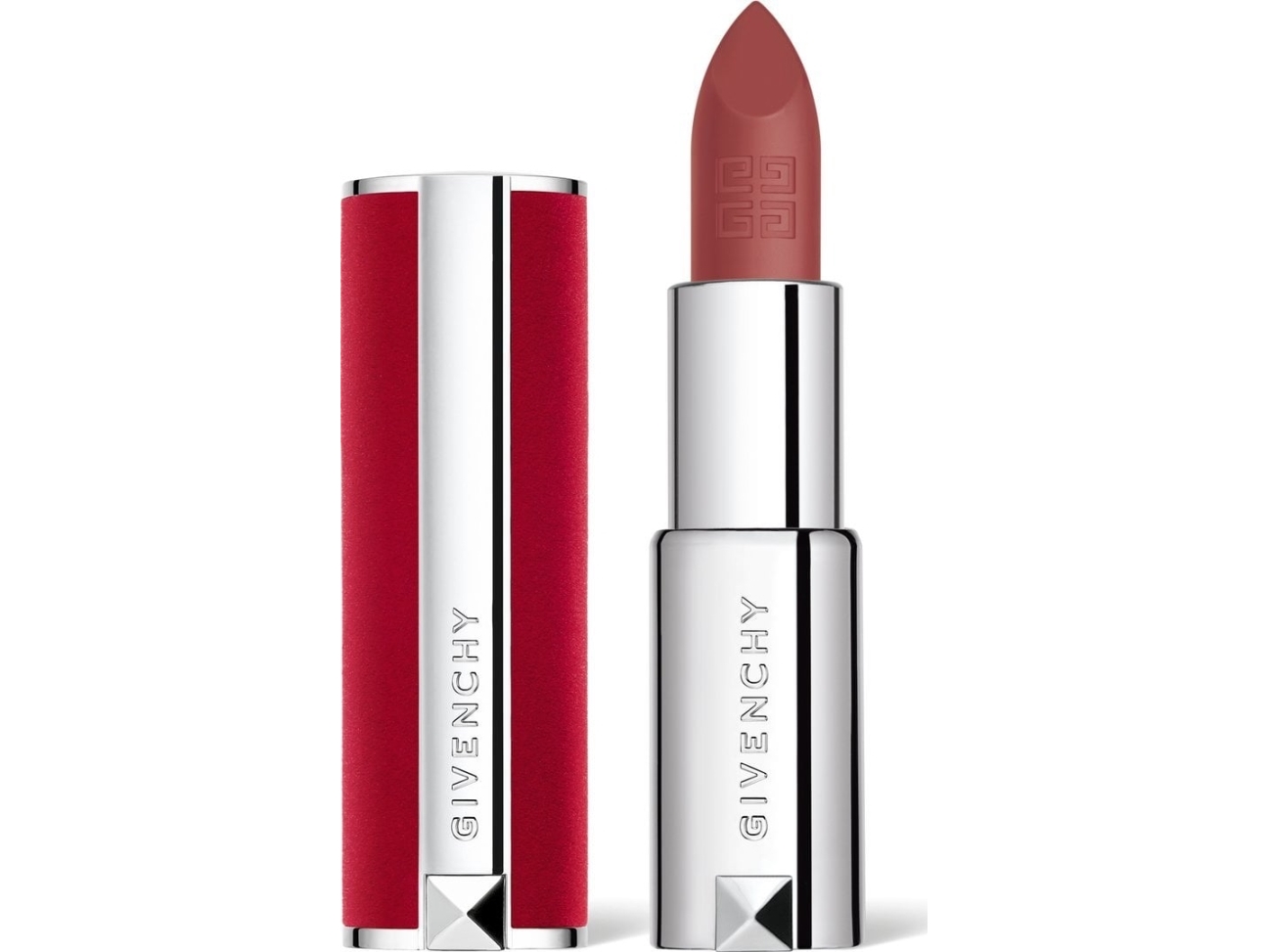 Givenchy Le Rouge Deep Velvet Lipstick 28 Rose Fumé - Warm Copper Pink