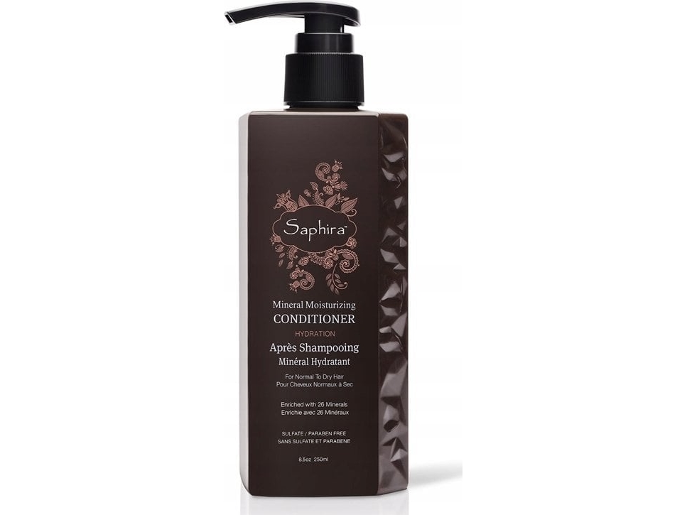 Saphira, Mineral, Sulfates-Free, Hair Conditioner, For Moisturizing, 250 ml