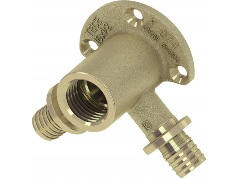 Tece Vægbøjning Dobbelt Gw 16X1/2" - 708501