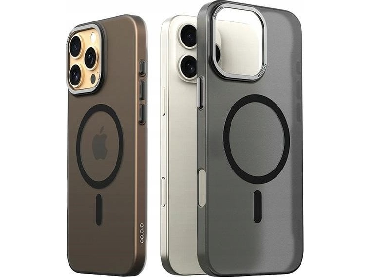 Dėklas Araree Aero Frame-Etui Til Iphone 16 Pro Max 6,9" Transparent-Juoda/Clear Juodas Ar20-02122A