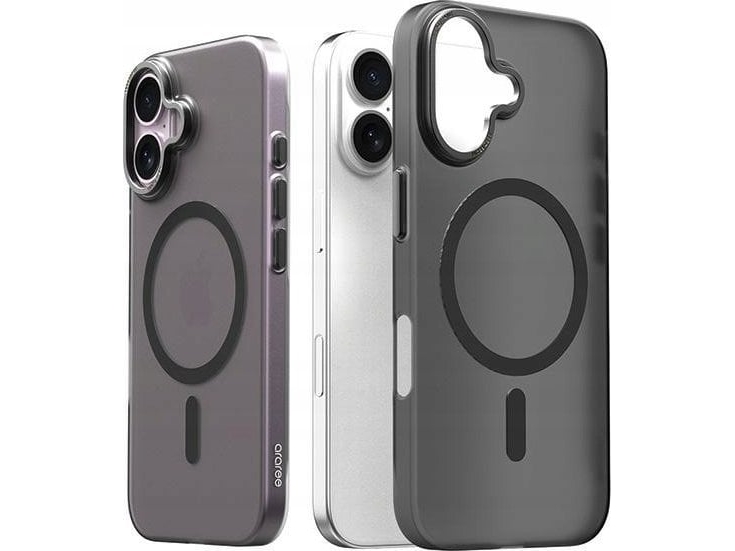 Dėklas Araree Etui Aero Frame Iphone 16 6.1"Przeźroczysty-Juoda/Clear Juodas Ar20-02119A