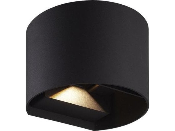 Wand-Außenleuchte Cilinder, Led 2X3w, 4000K, Ip54, Verstellbarer Abstrahlwinkel, Schwarz, Led Line Lite