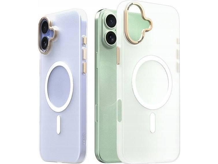 Dėklas Araree Etui Aero Frame Iphone 16 6.1"Przeźroczysty-Matinė/Clear Matt Ar20-02119B