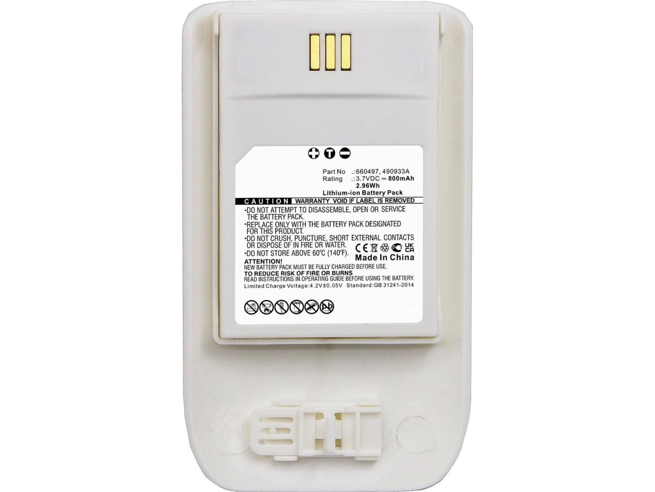 CoreParts Battery 2.96Wh Li-ion 3.7V | Datortillbehör - Övriga datortillbehör - Reservdelar | GameStuff