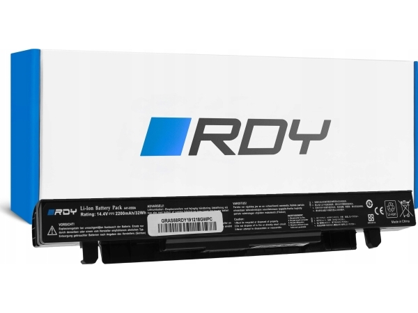 Rdy A41 X550a Batteri För Asus X550 X550c X550ca X550cc X550l X550v R510 R510c R510ca R510j R510jk R510l R510la A550 F550