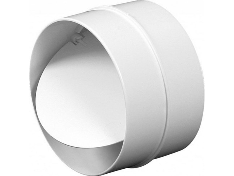 Awenta Rund Kanaltilslutning Ko125-22 Med Kontraventil Ø125 Mm Hvid