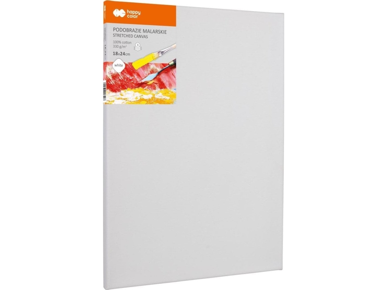 Baumwoll-Leinwand 18X24cm, 330Gsm, Happy Farbe