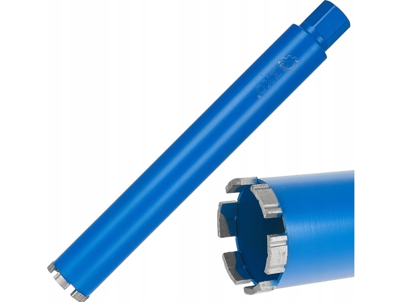 Diamantkronborr f&ouml;r borrhammare f&ouml;r torr och v&aring;t borrning 62x10x450 mm 6T 1.1/4 (10)