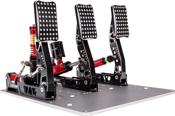 Hidraulinis Trijų Pedalų Komplektas Simagic P2000-S100r Crimson Edition, S309