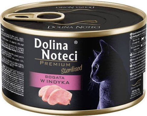 Katzennassfutter Für Katzen Nach Der Sterilisation Reich An Pute Dolina Noteci Premium 185 G