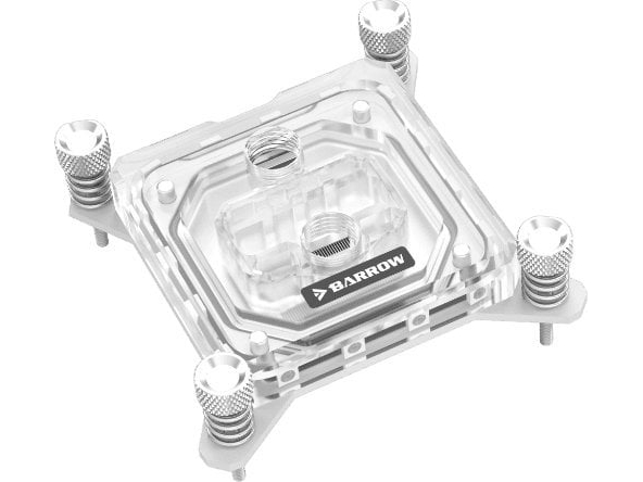 Barrow Intel CPU Wasserblock RGB, Acryl - weiß (LTYK3-04I White) | Datorkomponenter - Datorchassin & Tilbeör - Chassi fläktar | GameStuff