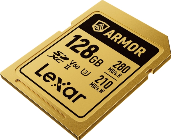 Lexar Minneskort Sdxc 128gb Armor Gold Uhs Ii U3
