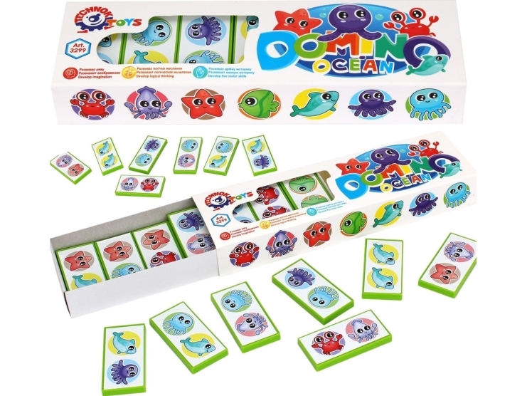 Domino Ocean TechnoK 3299 | Leksaker - Spel - Barnbrädspel | GameStuff